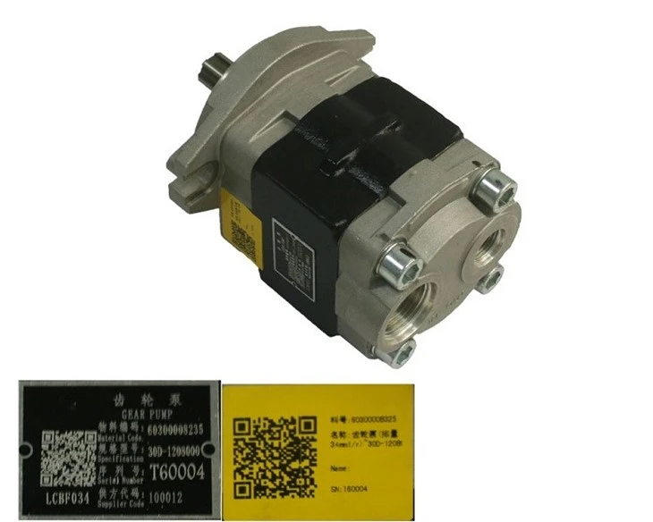 LG30DARE-1208000 Hydraulic Gear Pump For Lonking. 3T Forklift, 100% Genuine suppliers