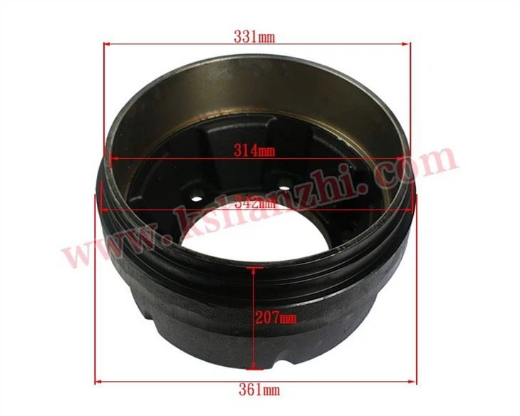 FD40 C8-T8 Brake Drum& Hub, 24603-02021