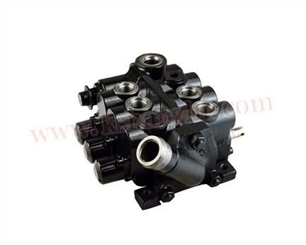 MFT04-3123-01 CPCD30 के लिए हाइड्रोलिक 3 स्पूल कंट्रोल वाल्व